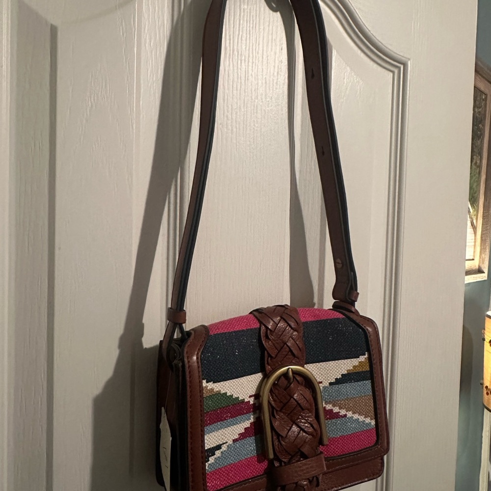 Fossil “Wiley” Crossbody Purse Multi, New with tags, so nice!